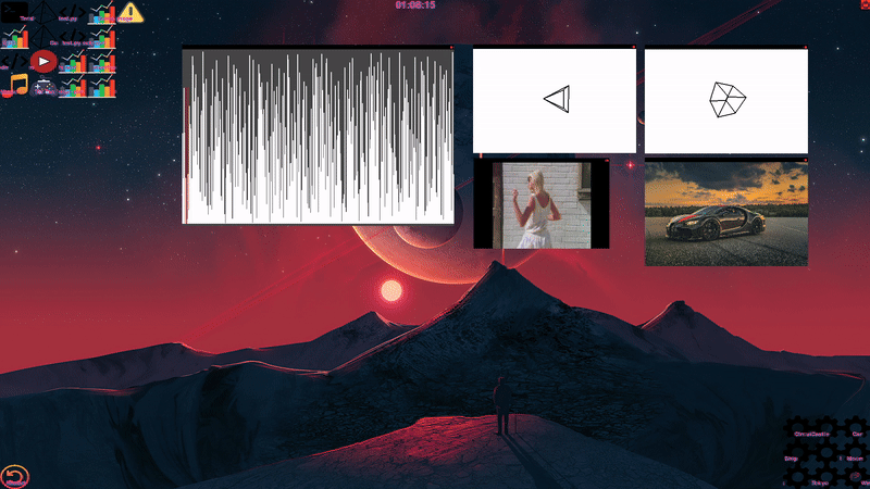 Multiple window demo